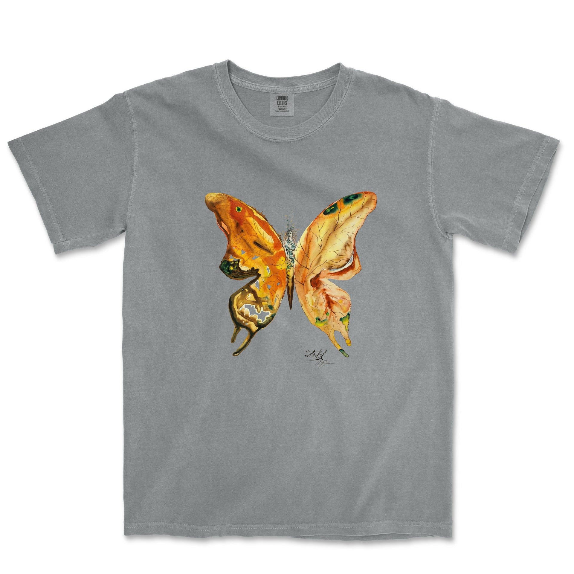 Dali Venus Butterfly Garment - Dyed T-shirt - Greatest Artists - Harvey Ltd