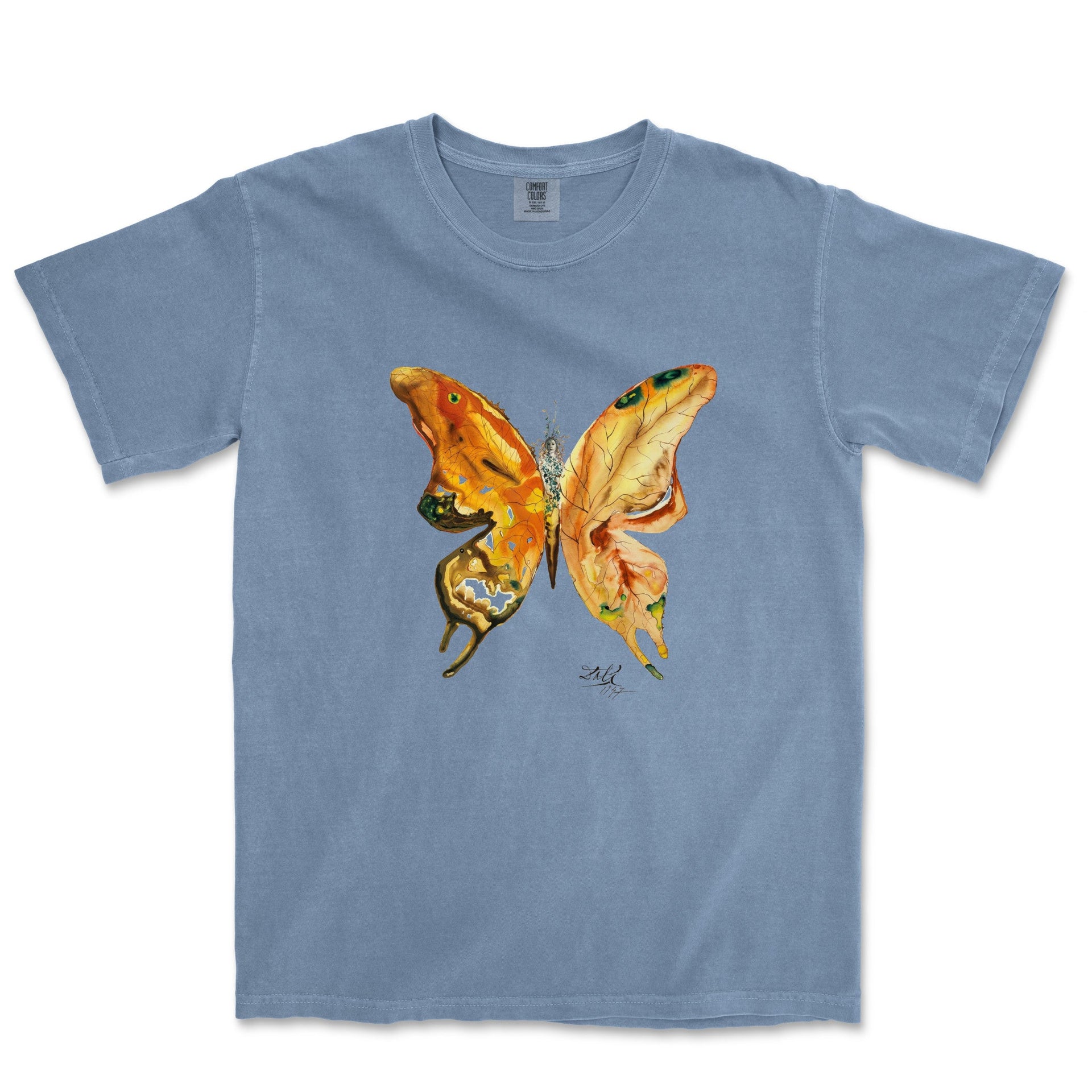 Dali Venus Butterfly Garment - Dyed T-shirt - Greatest Artists - Harvey Ltd