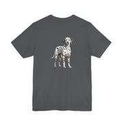 Dalmatian Illustration Front & Back Printed T-shirt - Pets & Animals - Harvey Ltd