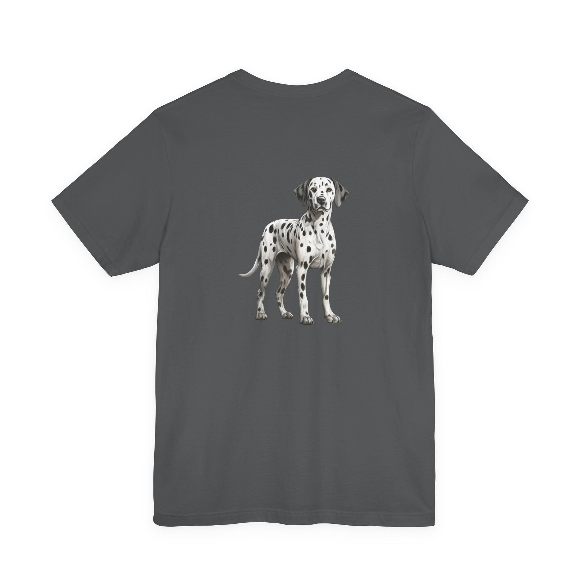 Dalmatian Illustration Front & Back Printed T-shirt - Pets & Animals - Harvey Ltd