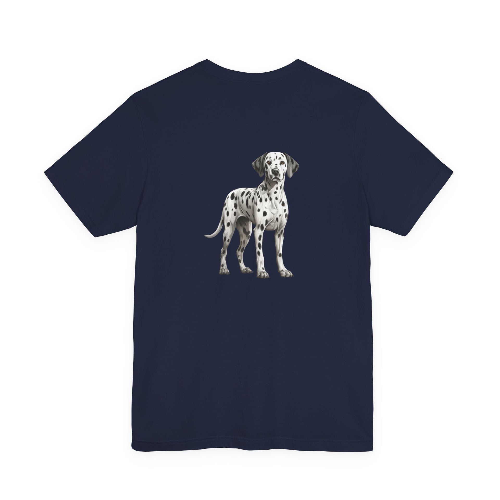 Dalmatian Illustration Front & Back Printed T-shirt - Pets & Animals - Harvey Ltd