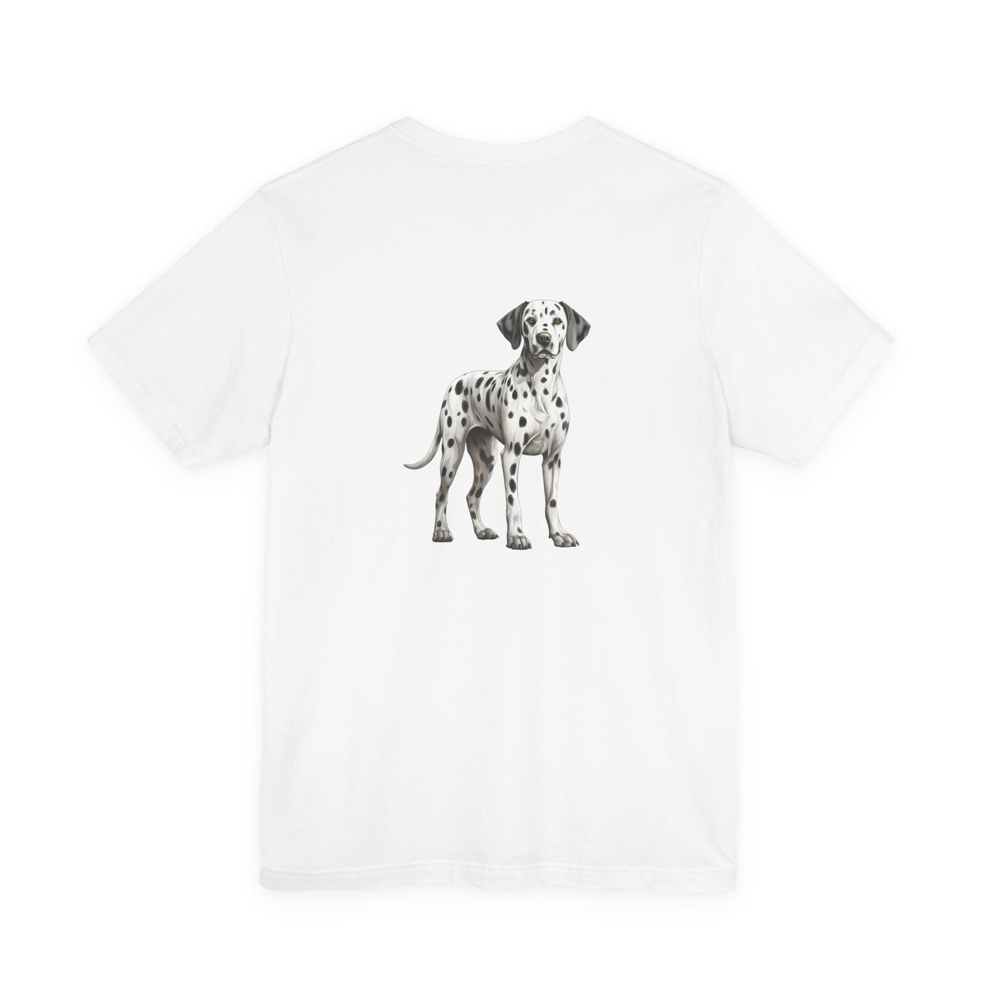 Dalmatian Illustration Front & Back Printed T-shirt - Pets & Animals - Harvey Ltd