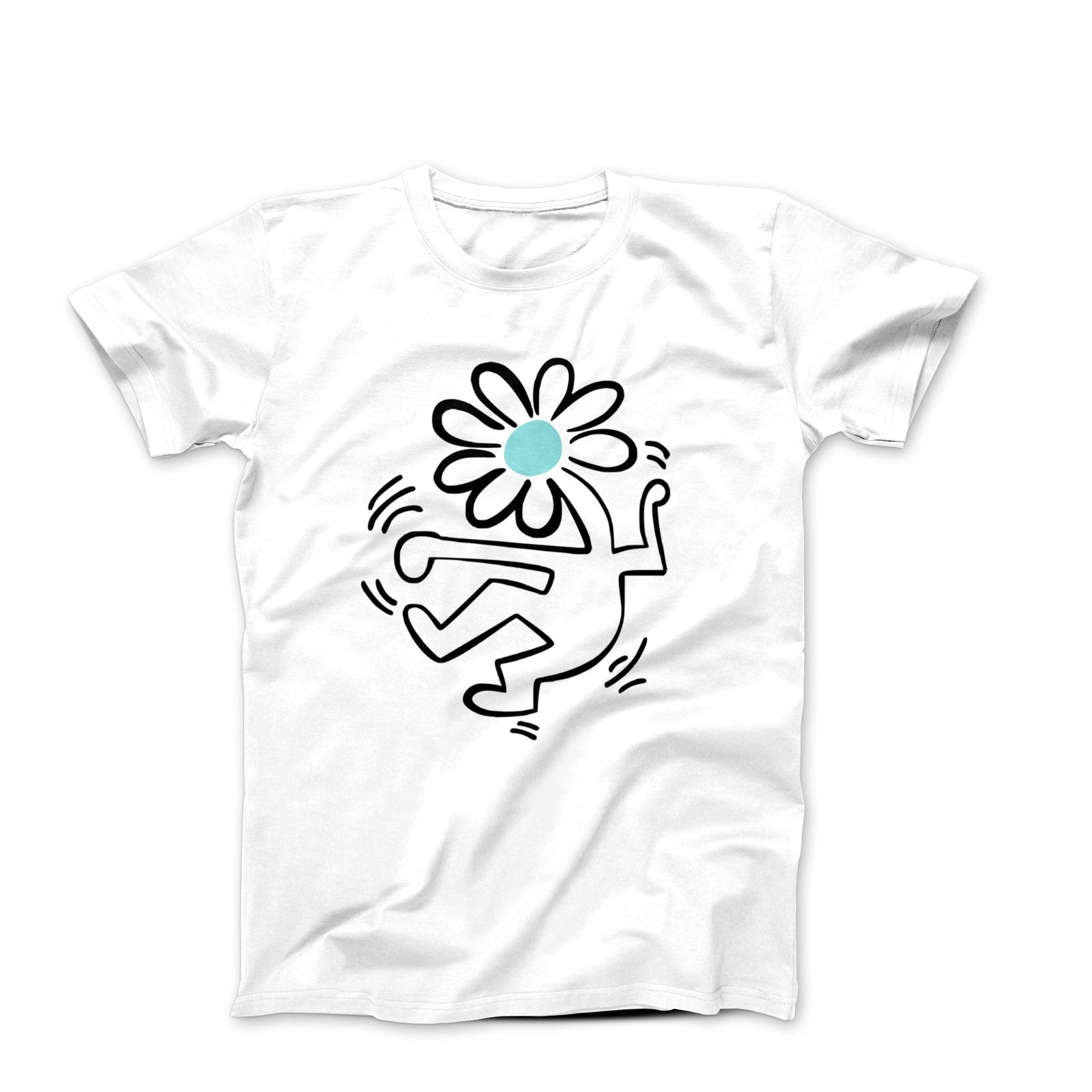 Dancing Flower Street Art T-shirt - Street, Pop & Media Art - Harvey Ltd