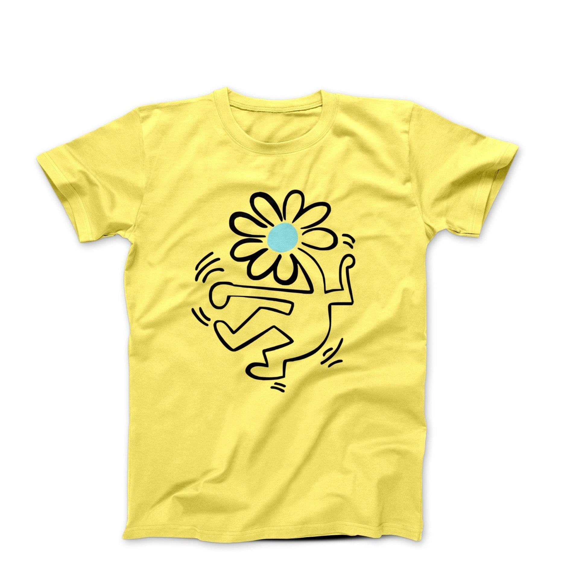 Dancing Flower Street Art T-shirt - Street, Pop & Media Art - Harvey Ltd