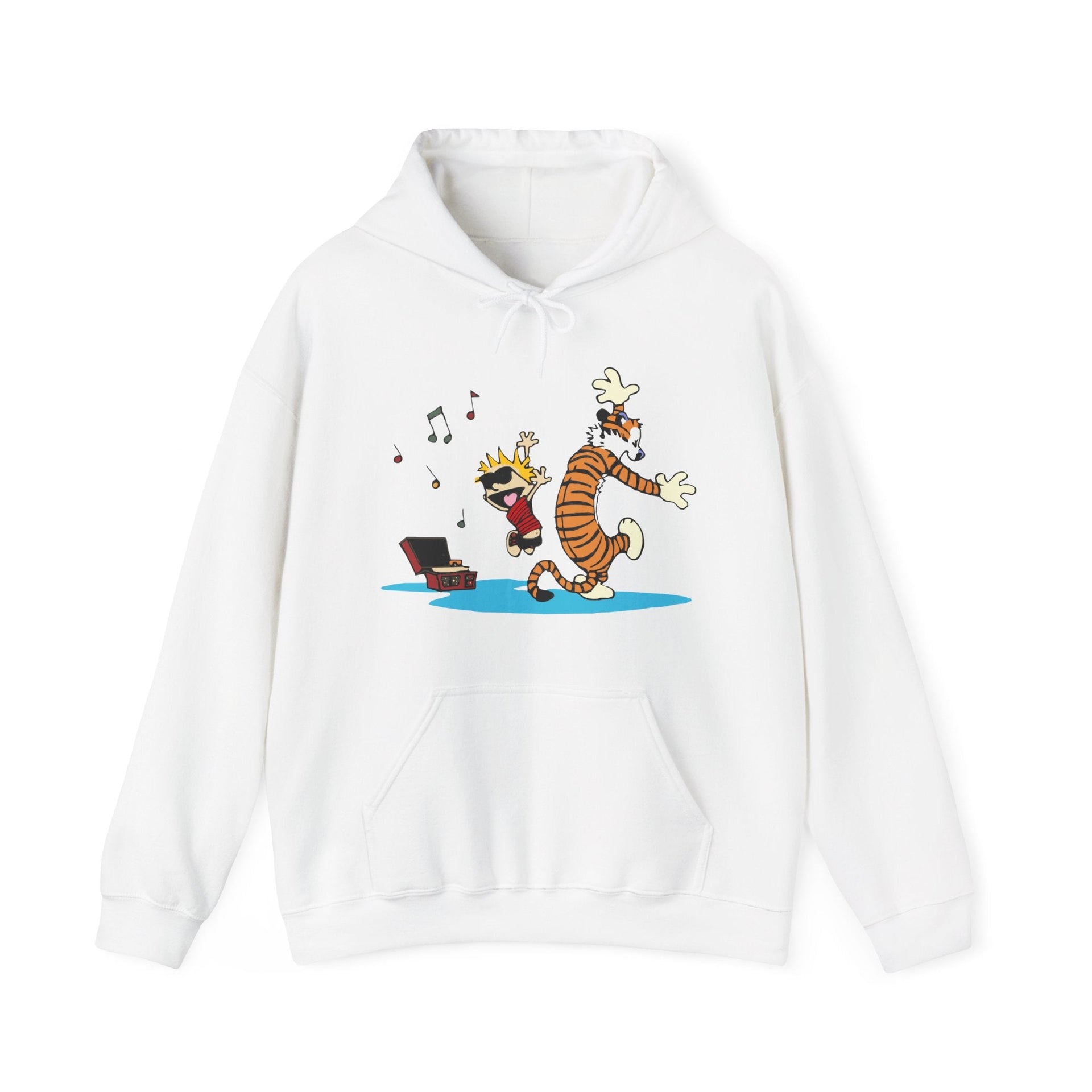 Dancing to Music Illustration Hoodie - Comics, Movies & Music - Harvey Ltd