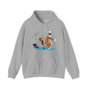Dancing to Music Illustration Hoodie - Comics, Movies & Music - Harvey Ltd