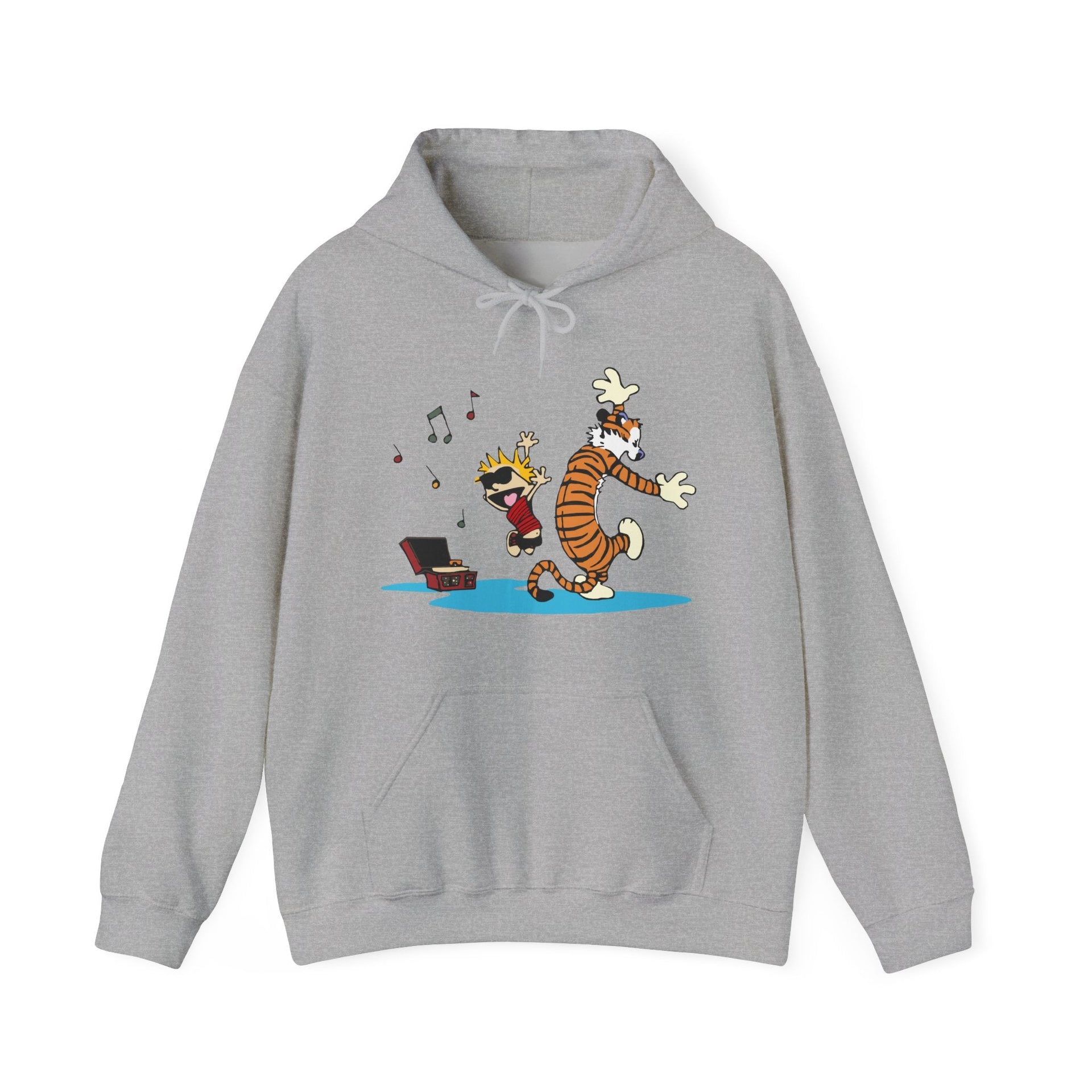 Dancing to Music Illustration Hoodie - Comics, Movies & Music - Harvey Ltd