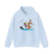 Dancing to Music Illustration Hoodie - Comics, Movies & Music - Harvey Ltd