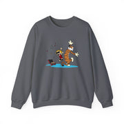 Dancing to Music Illustration Sweatshirt - Comics, Movies & Music - Harvey Ltd