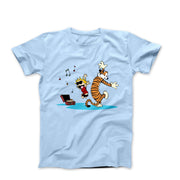 Dancing to Music Illustration T-shirt - Comics, Movies & Music - Harvey Ltd