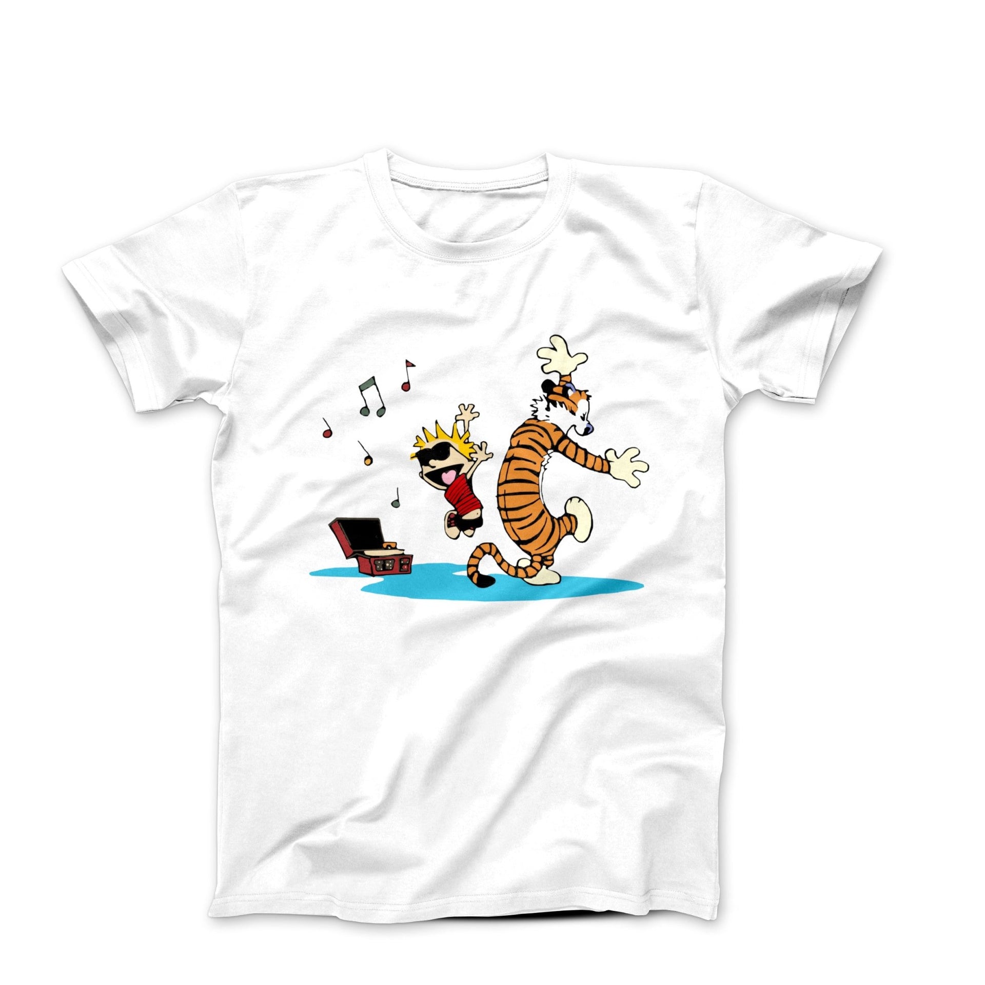 Dancing to Music Illustration T-shirt - Comics, Movies & Music - Harvey Ltd