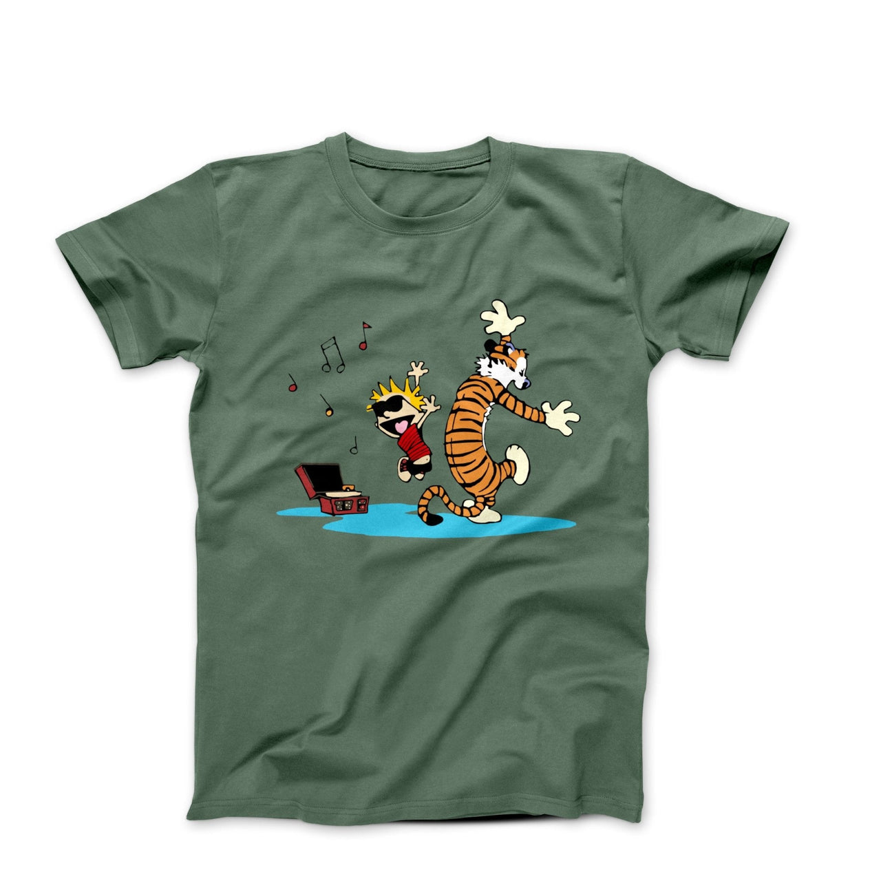 Dancing to Music Illustration T-shirt - Comics, Movies & Music - Harvey Ltd