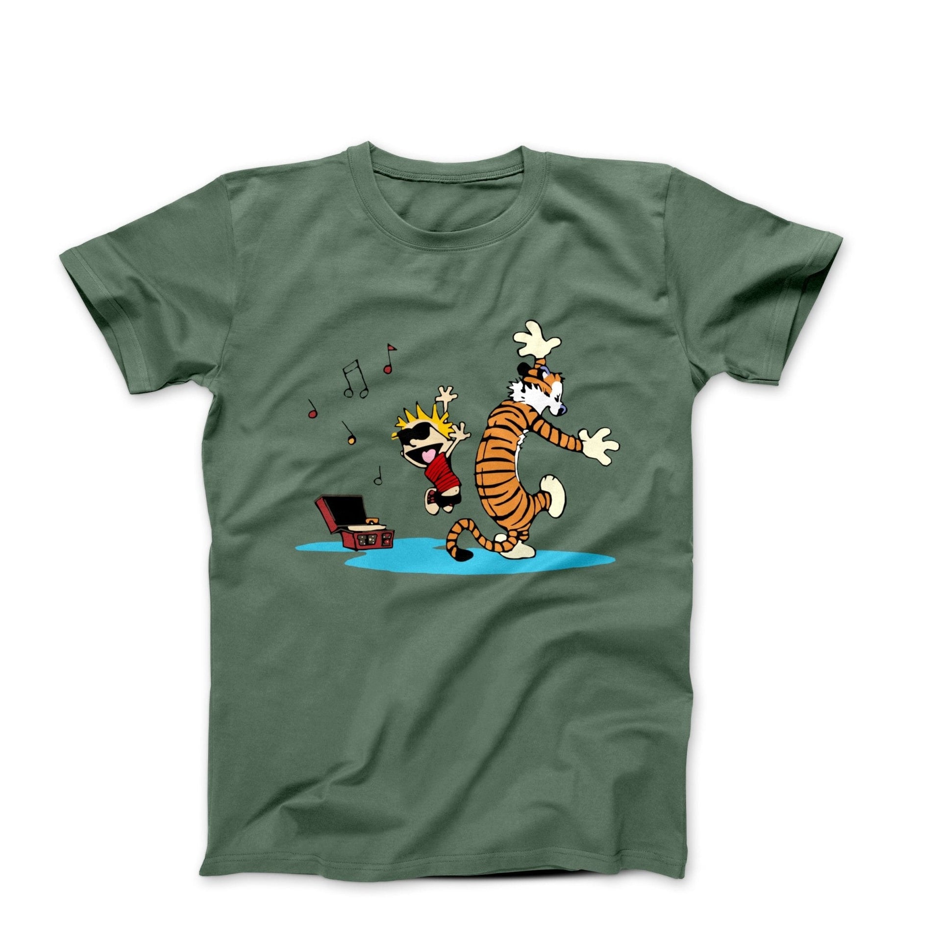 Dancing to Music Illustration T-shirt - Comics, Movies & Music - Harvey Ltd