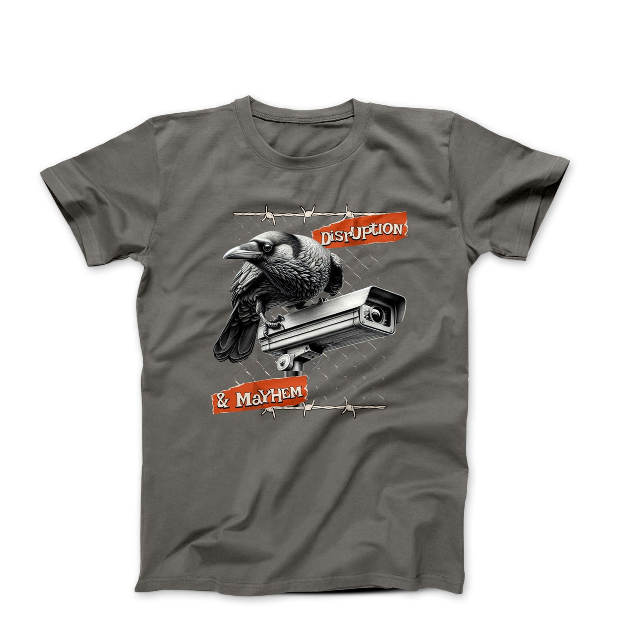 Disruption & Mayhem Illustration T-shirt - Street, Pop & Media Art - Harvey Ltd