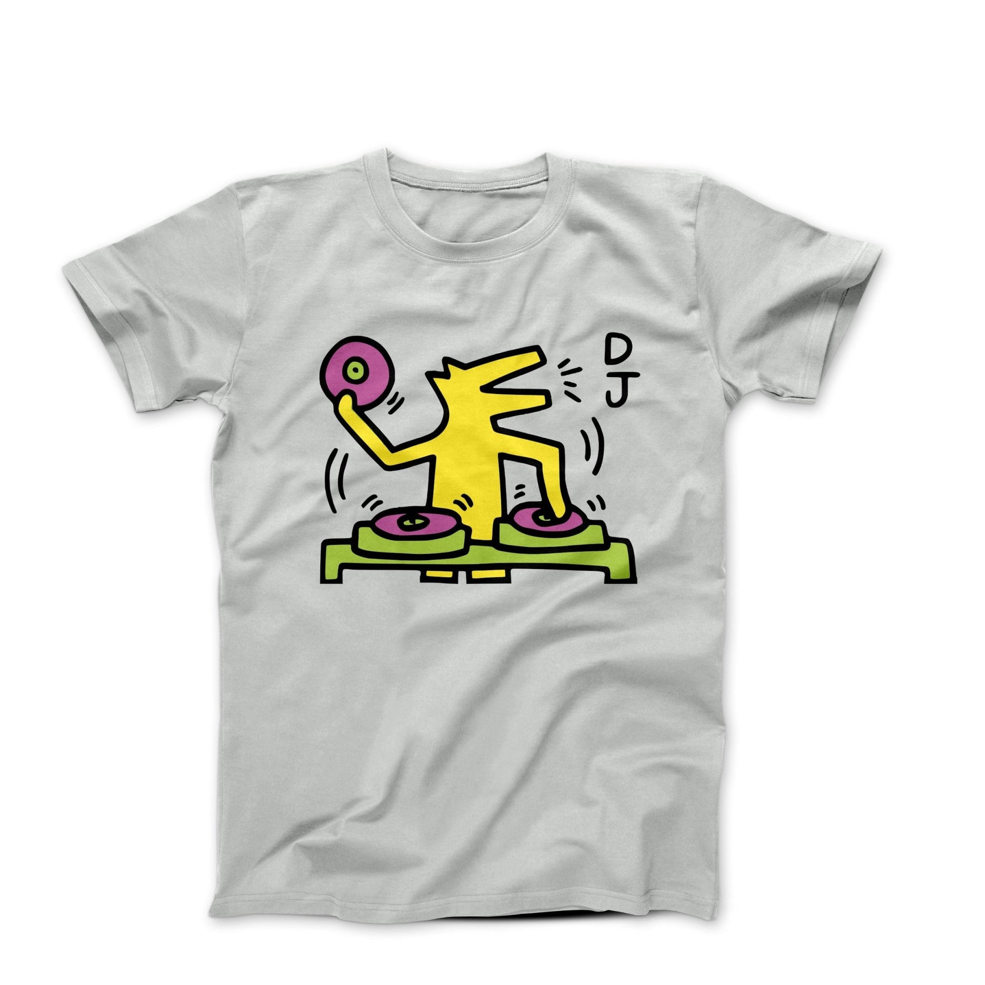 DJ Dog Pop Art T-shirt - Street, Pop & Media Art - Harvey Ltd