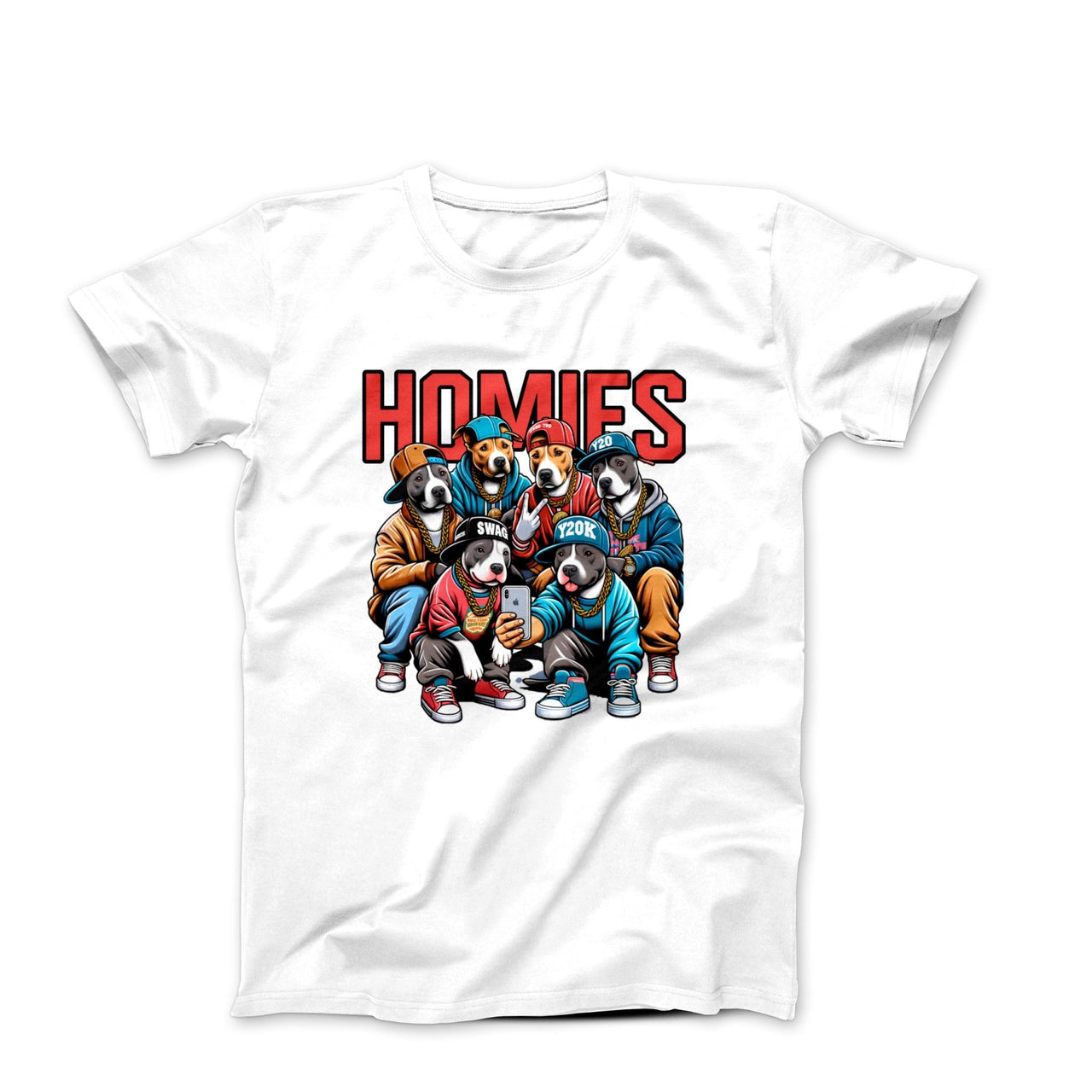 Dog Homies Illustration T-shirt - Pets - Harvey Ltd