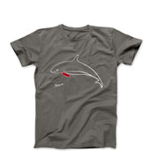 Picasso The Dolphin Line Drawing T-shirt - Greatest Artists - Harvey Ltd