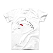 Picasso The Dolphin Line Drawing T-shirt - Greatest Artists - Harvey Ltd