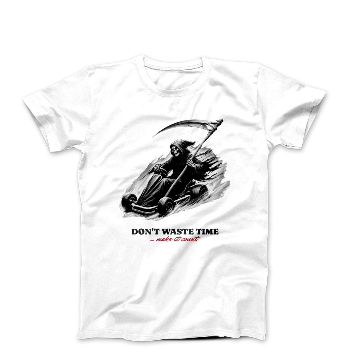 Don't Waste Time Illustration T-shirt - Humorous, Lifestyle & Others - Harvey Ltd