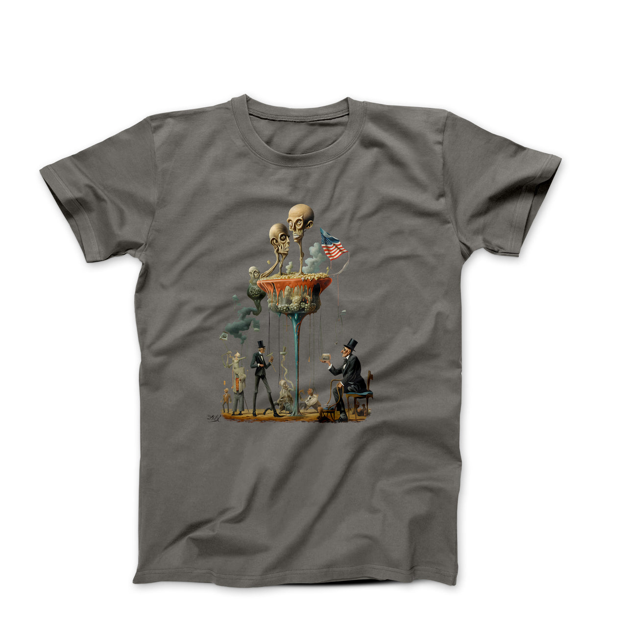 Dali The American Dream II (1969) Artwork T-shirt - Greatest Artists - Harvey Ltd