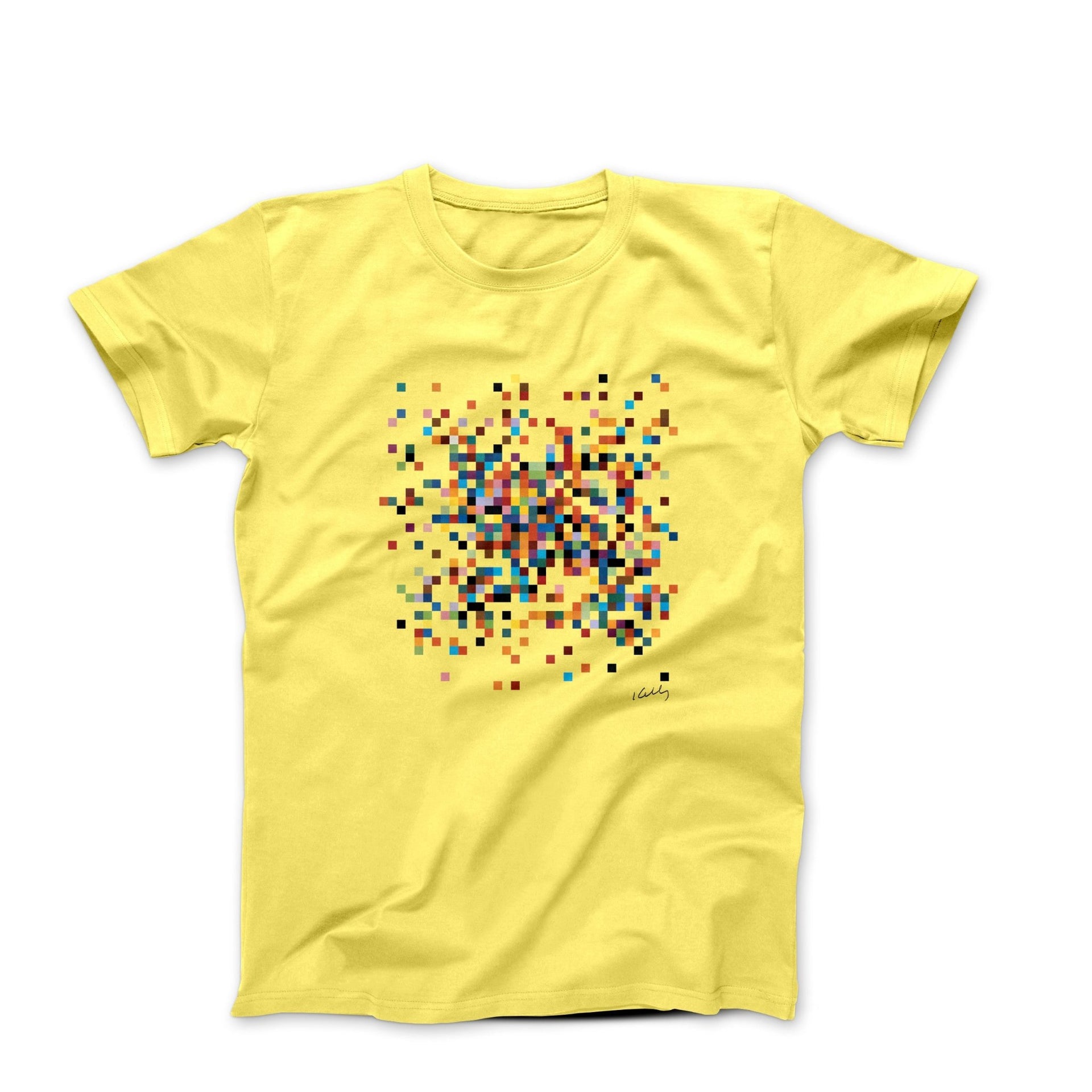 Ellsworth Kelly Spectrum Colors Arranged by Chance (1951) Art T-shirt - Clothing - Harvey Ltd