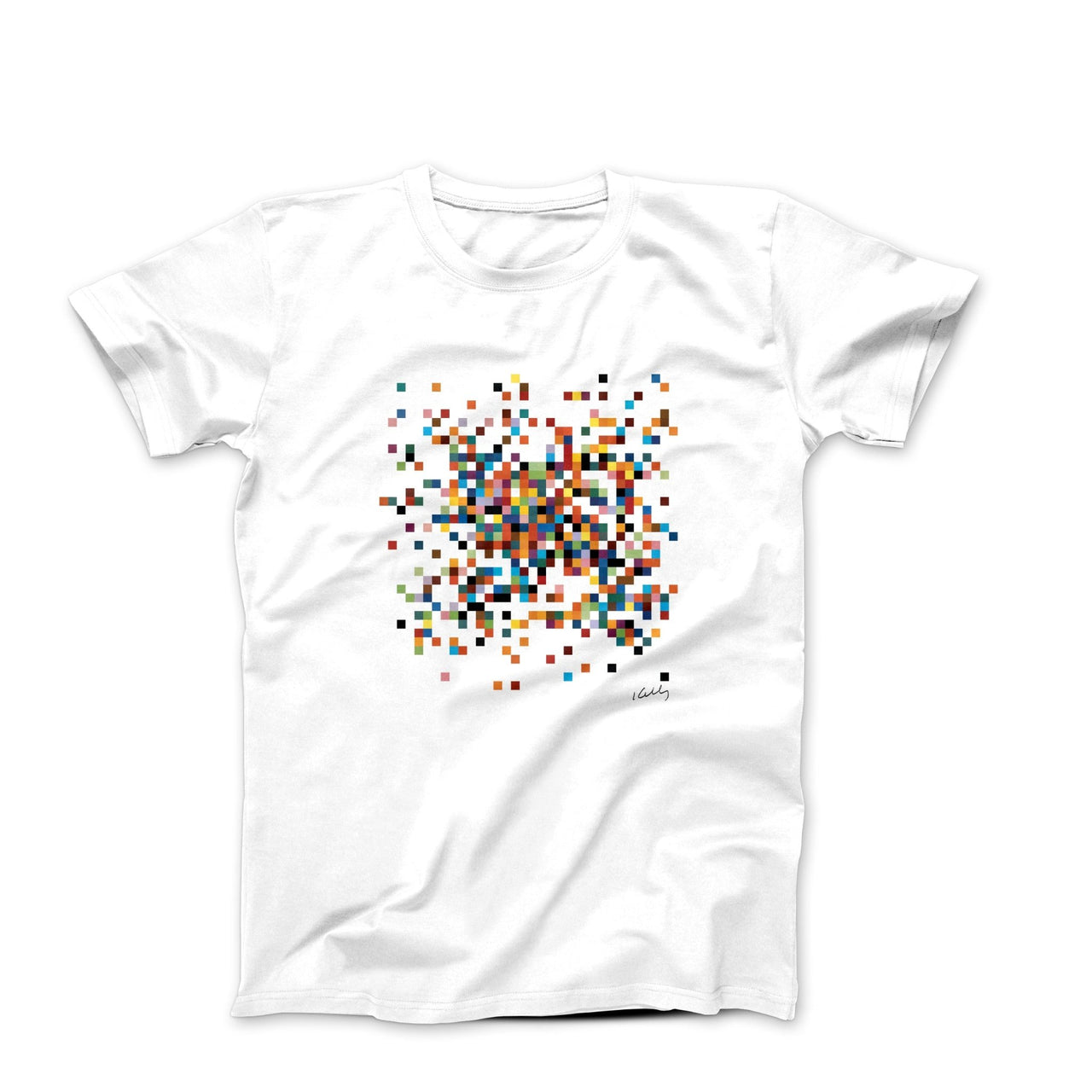 Ellsworth Kelly Spectrum Colors Arranged by Chance (1951) Art T-shirt - Clothing - Harvey Ltd