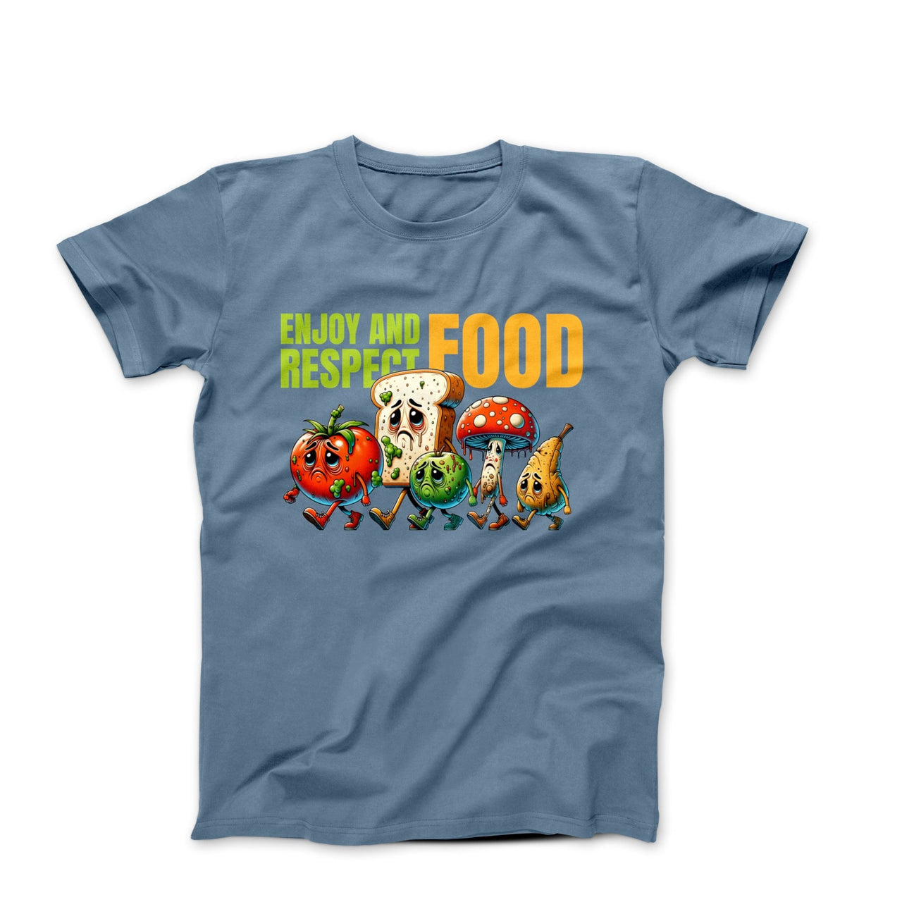 Enjoy & Respect Food Illustration T-shirt - Plants, Garden & Food - Harvey Ltd