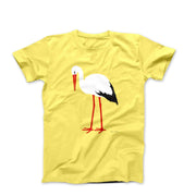 Enzo Mari Cicogna (Stork) 1963 Artwork T-shirt - Clothing - Harvey Ltd