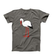 Enzo Mari Cicogna (Stork) 1963 Artwork T-shirt - Clothing - Harvey Ltd