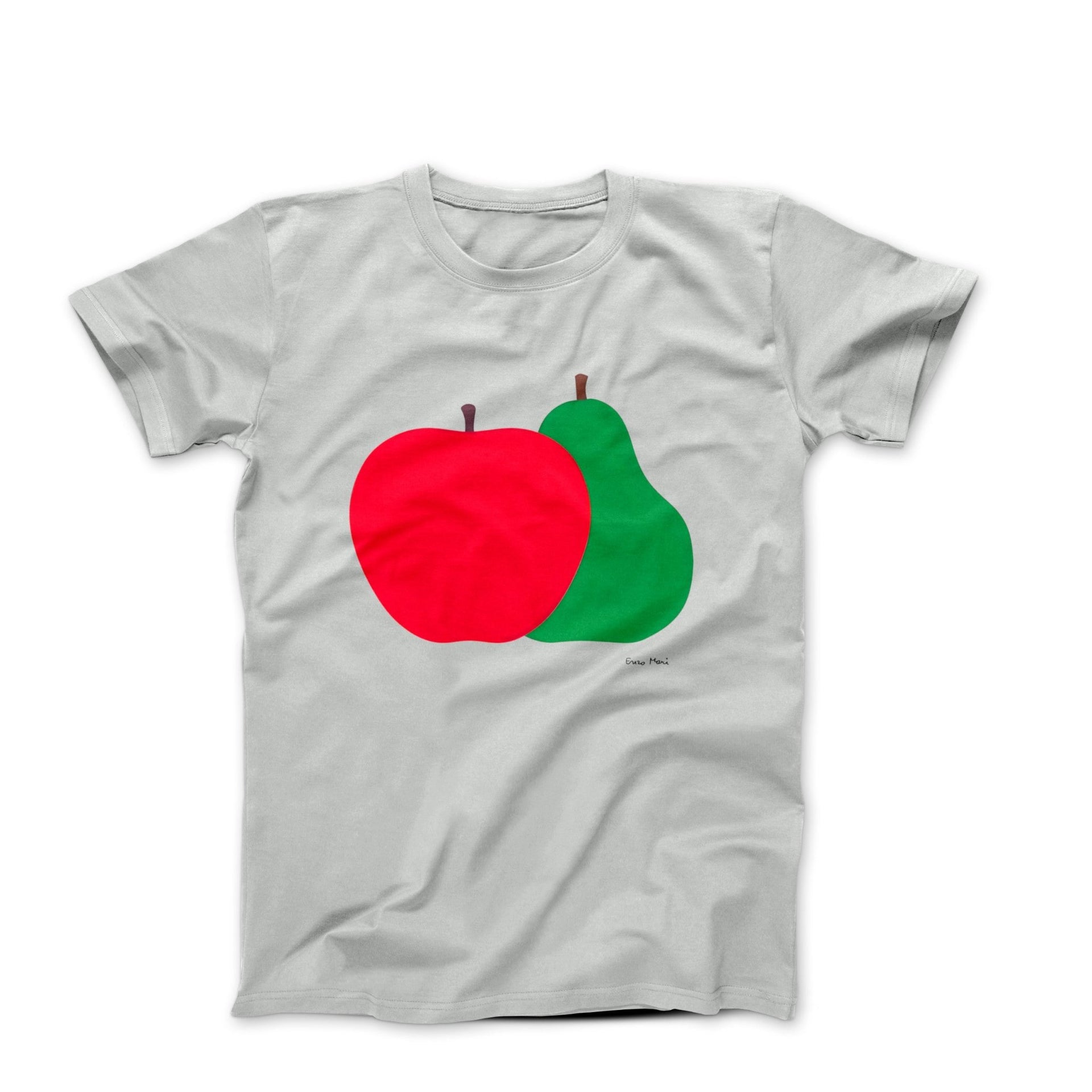 Enzo Mari La Mela E La Pera (The Apple & Pear) 1963 Art T-shirt - Clothing - Harvey Ltd