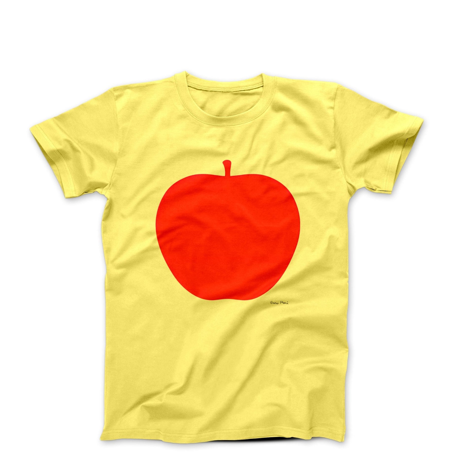 Enzo Mari La Mela (The Apple) 1963 Art T-shirt - Clothing - Harvey Ltd