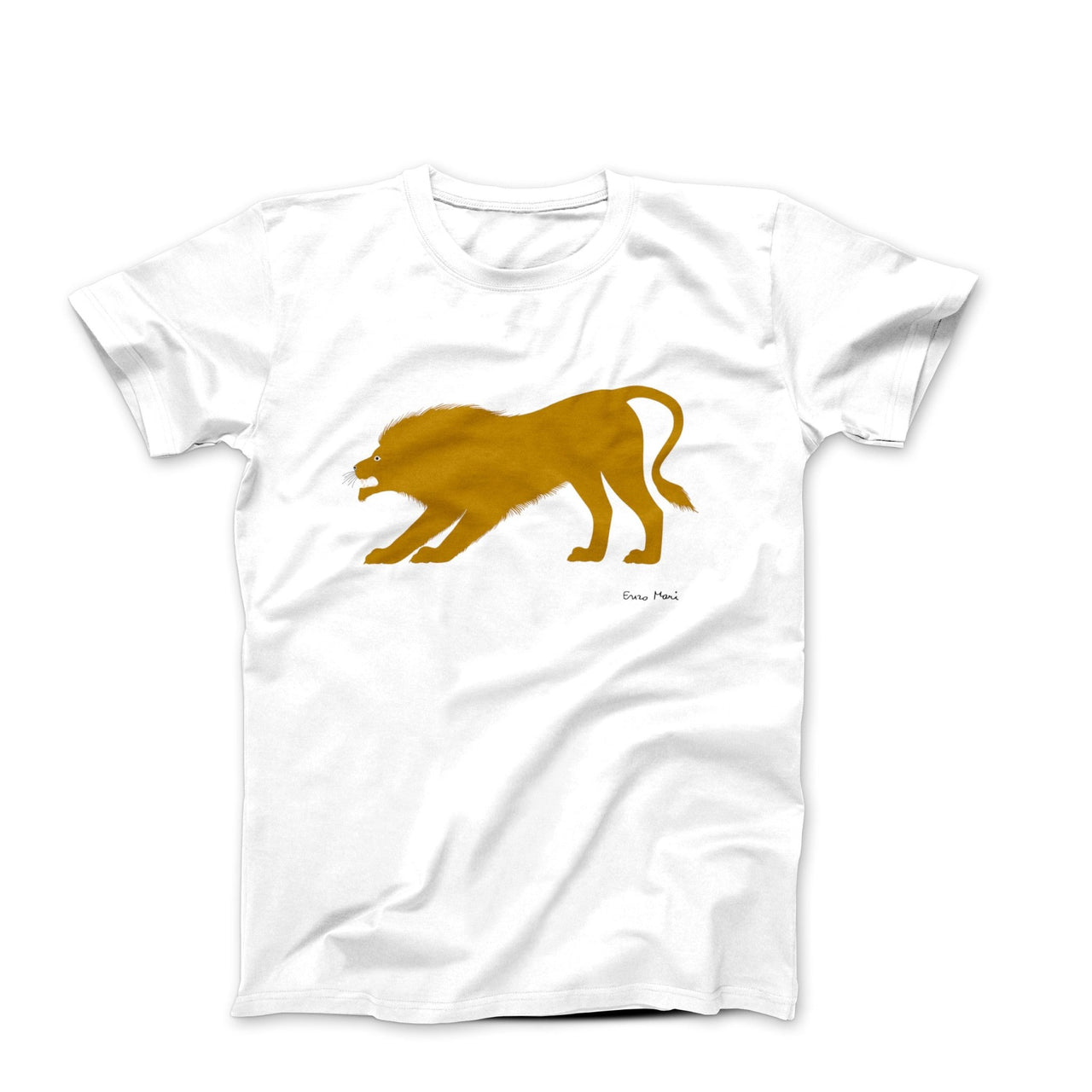 Enzo Mari The Lion (1965) Art T-shirt - Clothing - Harvey Ltd