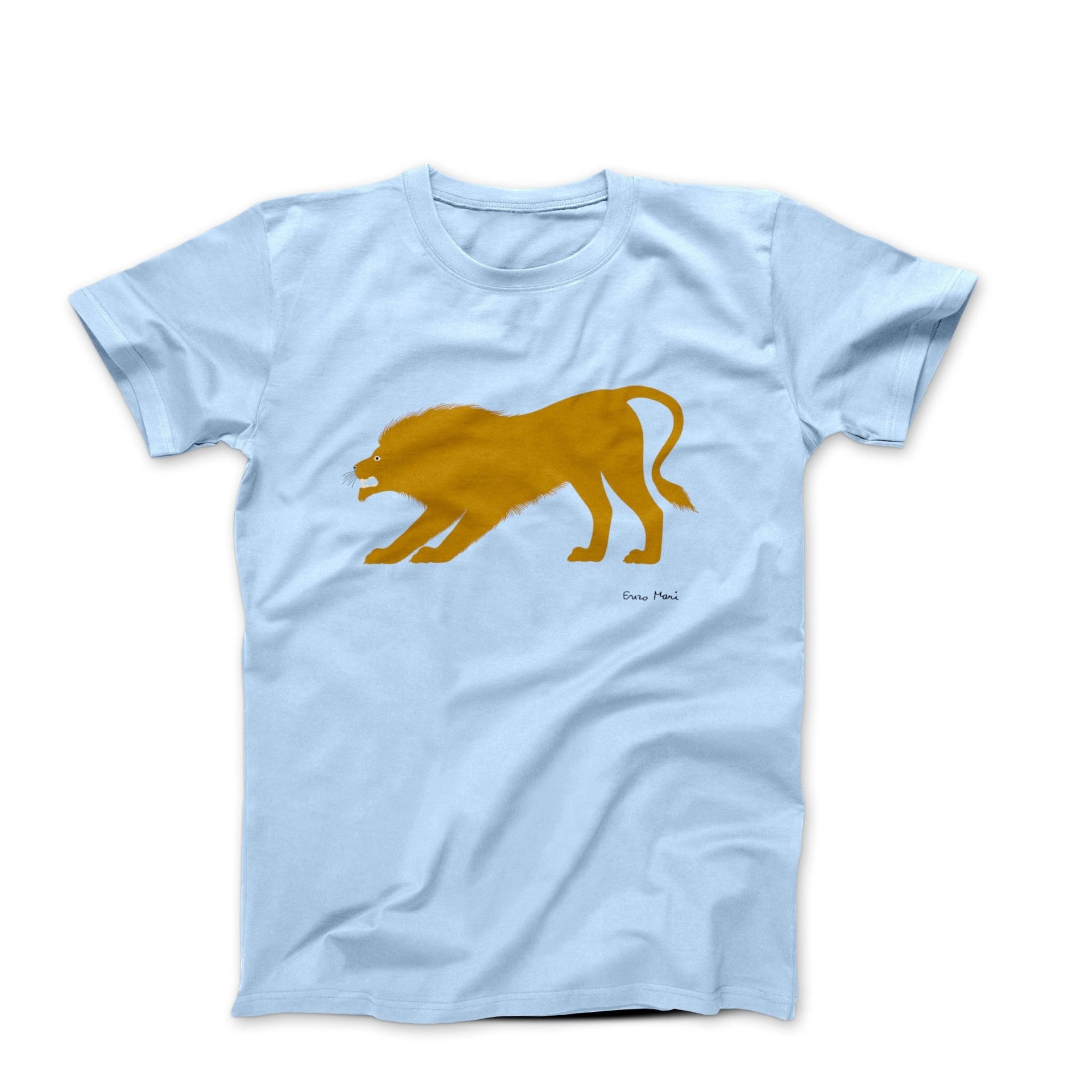 Enzo Mari The Lion (1965) Art T-shirt - Clothing - Harvey Ltd