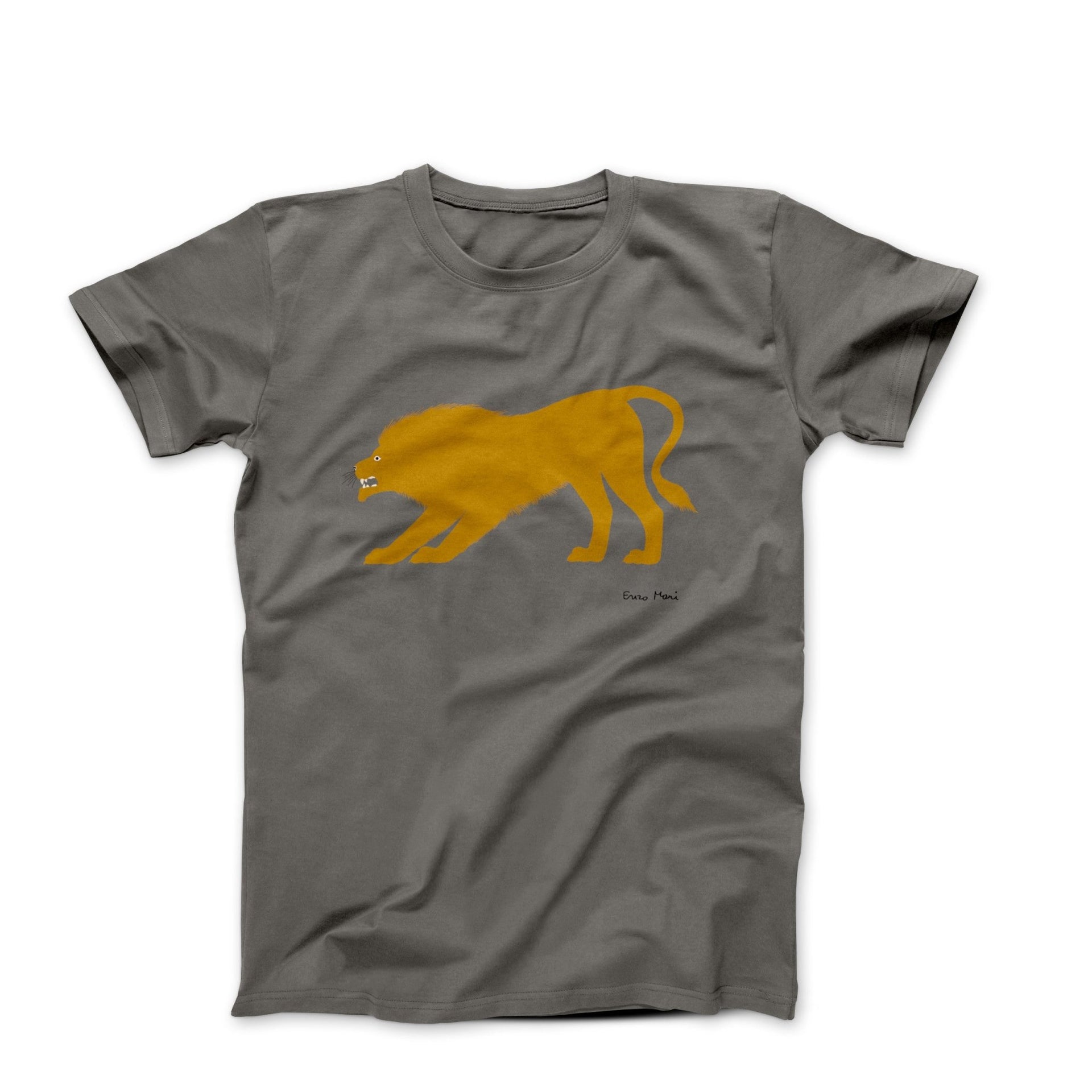 Enzo Mari The Lion (1965) Art T-shirt - Clothing - Harvey Ltd