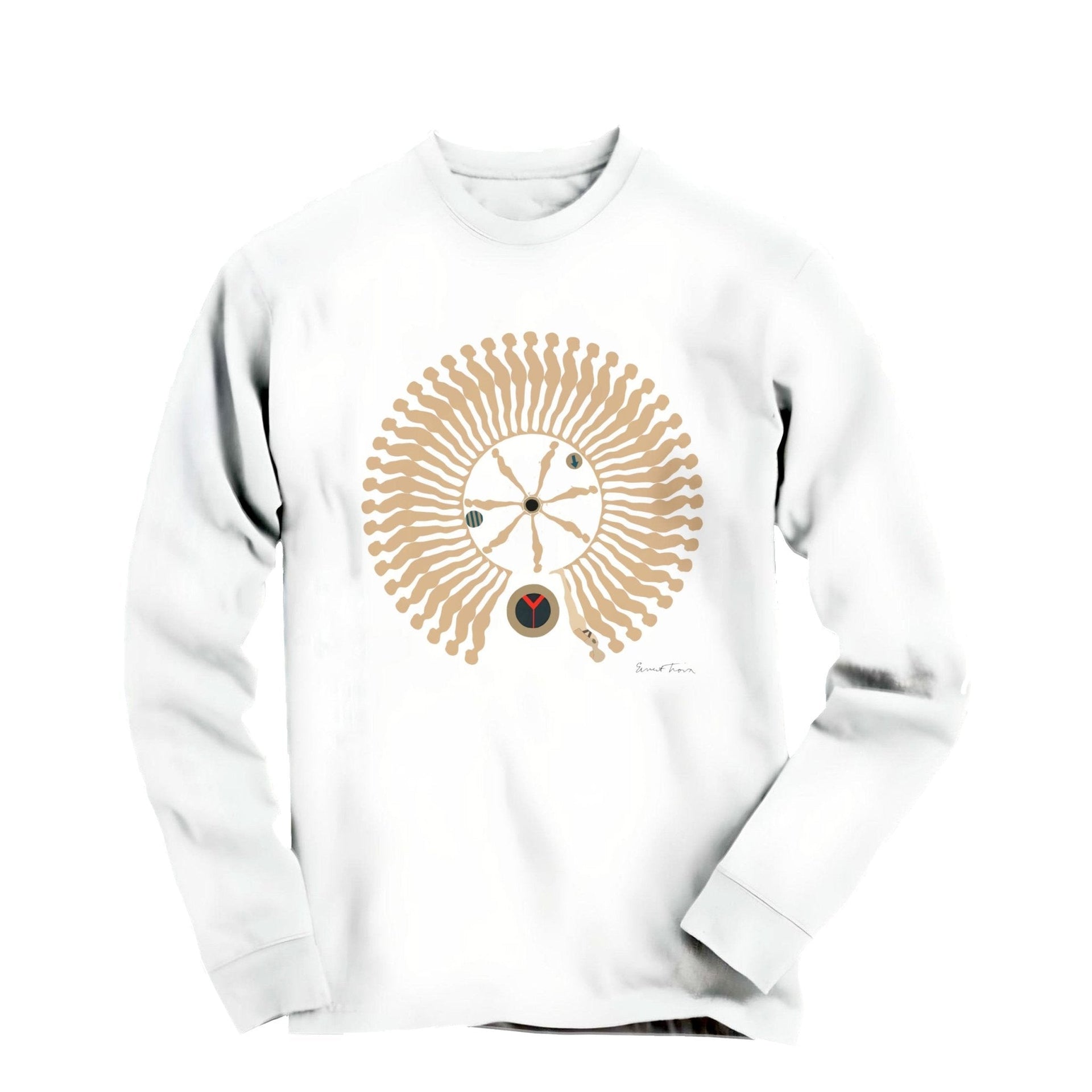 Ernest Trova Falling Man (1964) Artwork Long Sleeve Tee - Greatest Artists - Harvey Ltd