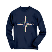Ernest Trova Falling Man Pace (1972) Artwork Long Sleeve Tee - Greatest Artists - Harvey Ltd