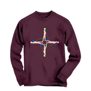 Ernest Trova Falling Man Pace (1972) Artwork Long Sleeve Tee - Greatest Artists - Harvey Ltd