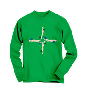 Ernest Trova Falling Man Pace (1972) Artwork Long Sleeve Tee - Greatest Artists - Harvey Ltd