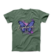 Euphoria Butterfly Illustration T-shirt - Plants, Garden & Food - Harvey Ltd