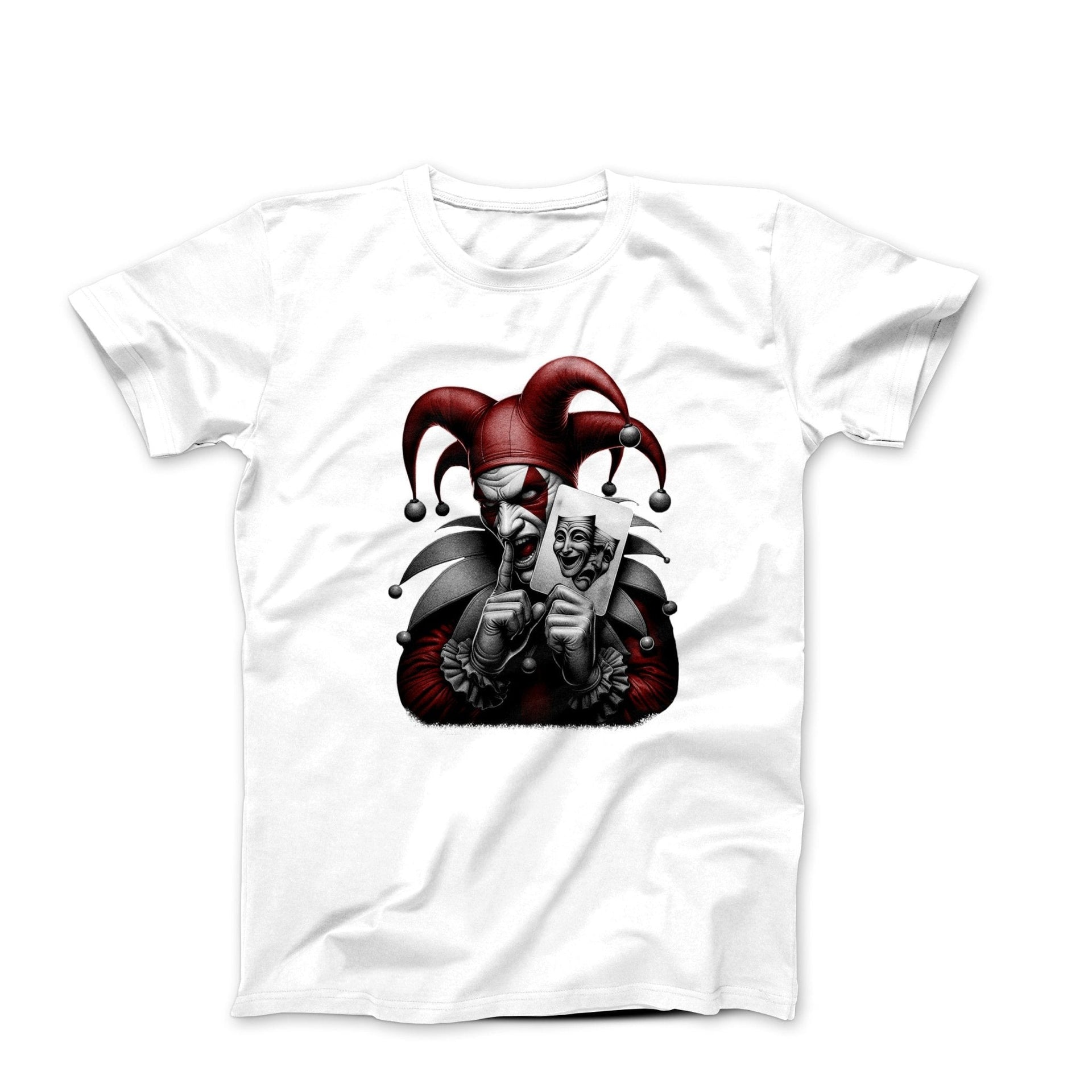 Evil Clown Digital Illustration T-shirt - Comics, Movies & Music - Harvey Ltd