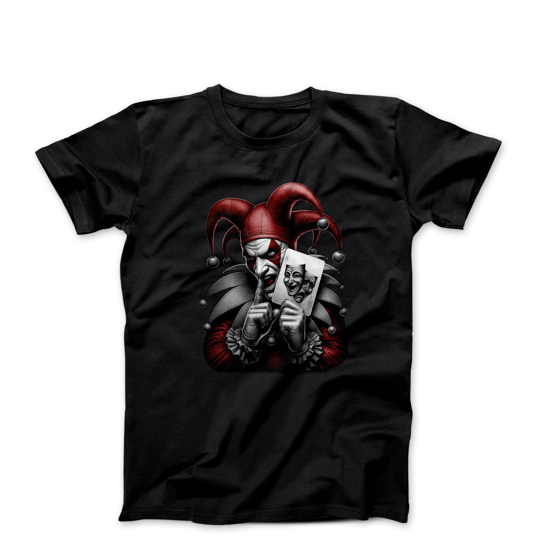 Evil Clown Digital Illustration T-shirt - Comics, Movies & Music - Harvey Ltd