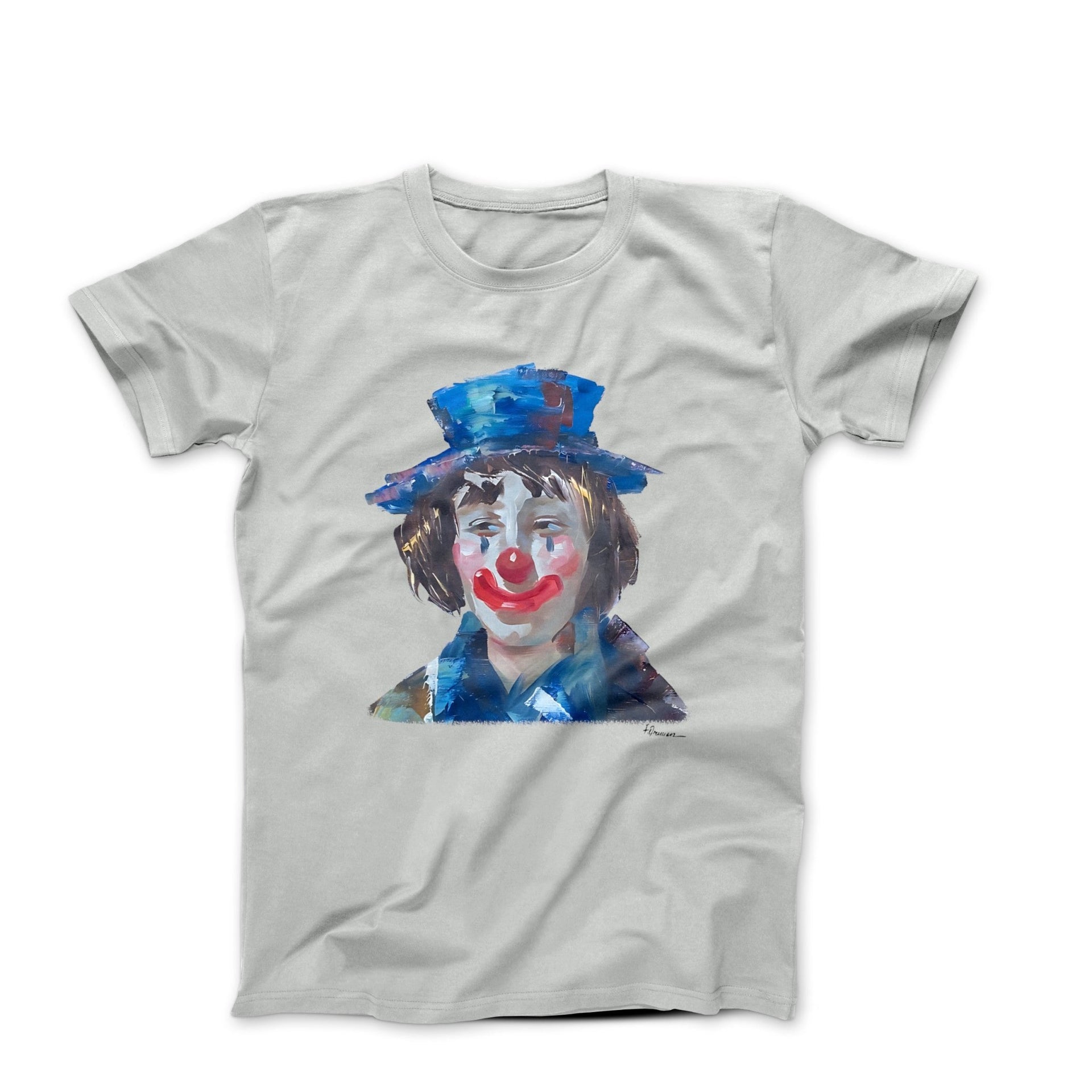 F. Dressen Abstract Clown (1981) Artwork T - shirt - Clothing - Harvey Ltd