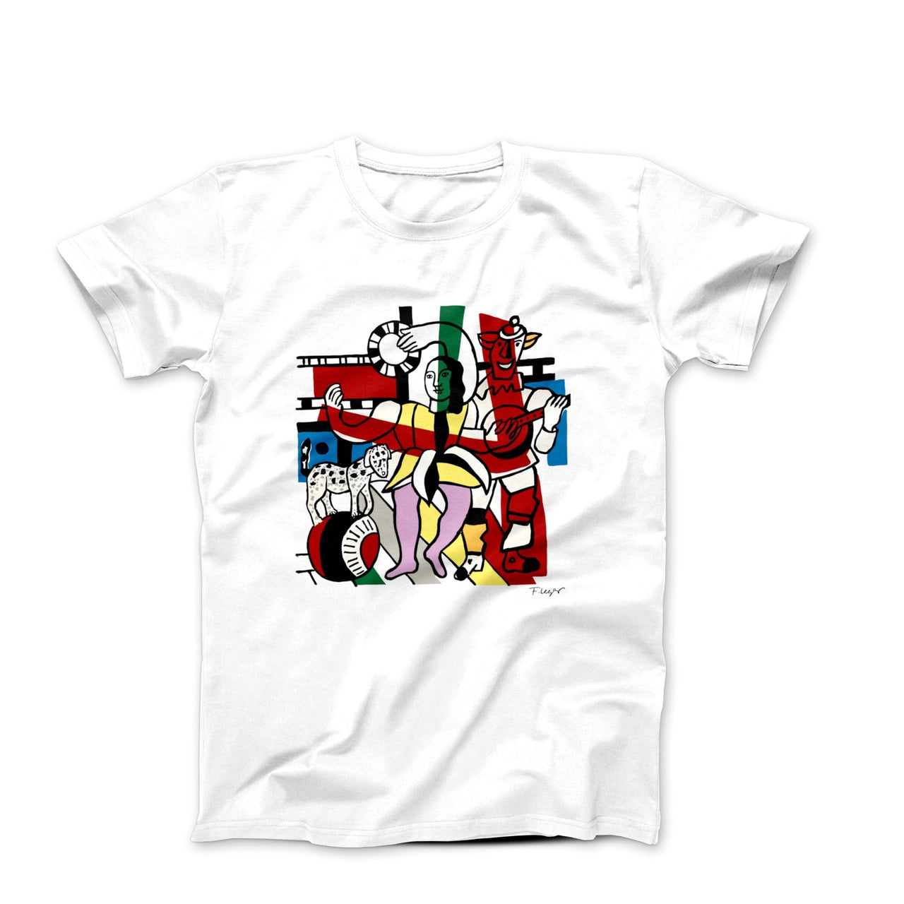 Fernand Léger Circus (1954) Artwork T - shirt - Clothing - Harvey Ltd