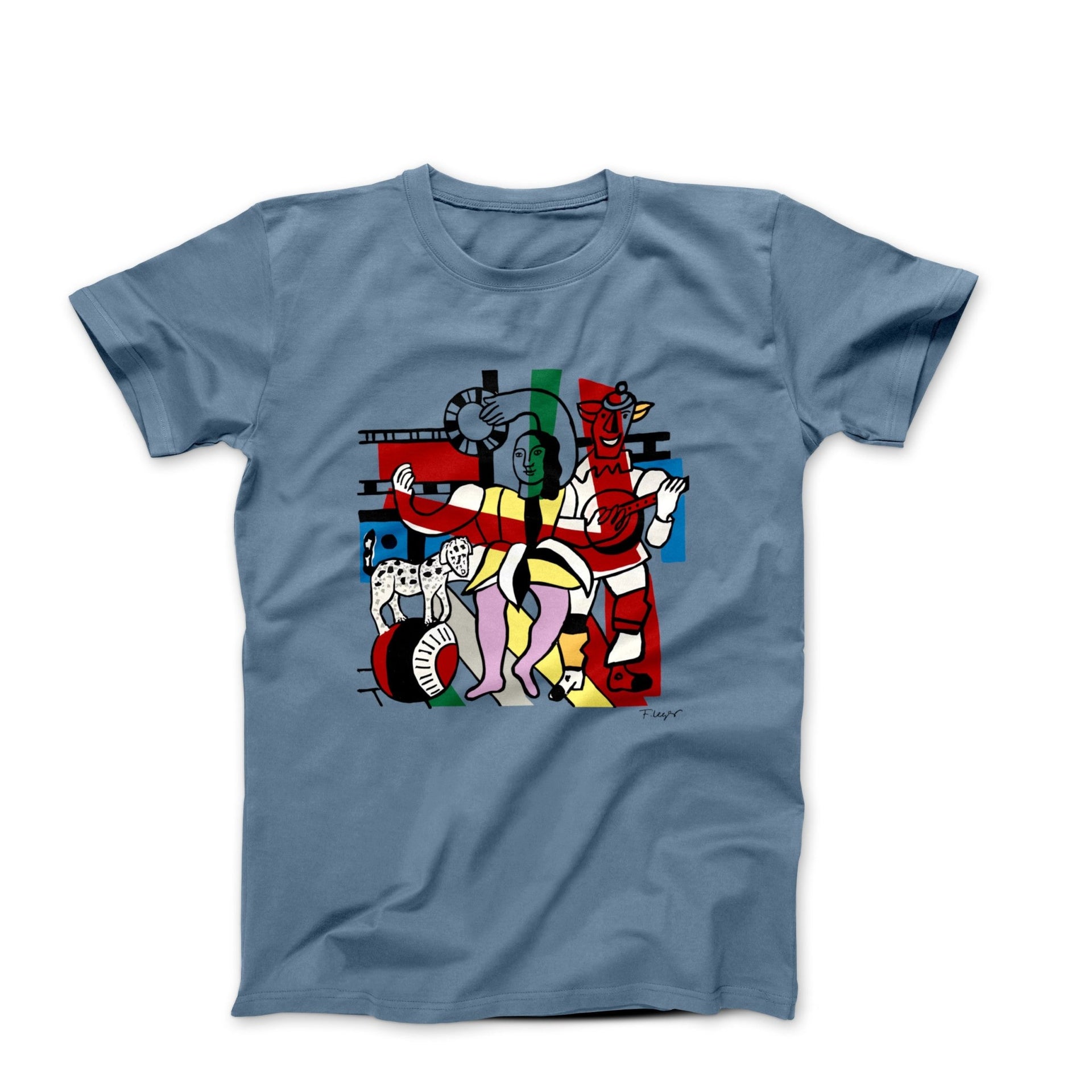 Fernand Léger Circus (1954) Artwork T - shirt - Clothing - Harvey Ltd