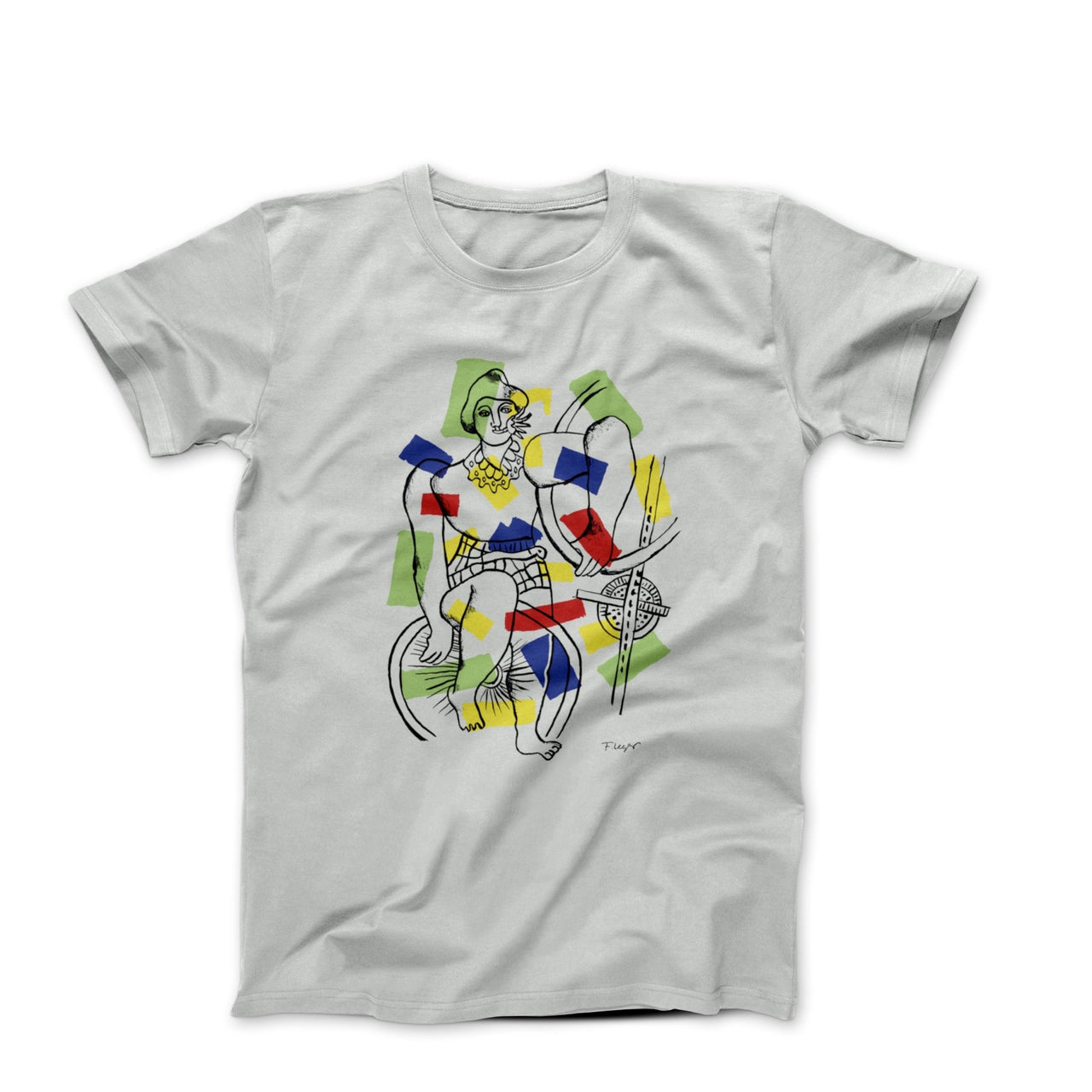 Fernand Léger Circus Performer (1950) Artwork T - shirt - Clothing - Harvey Ltd