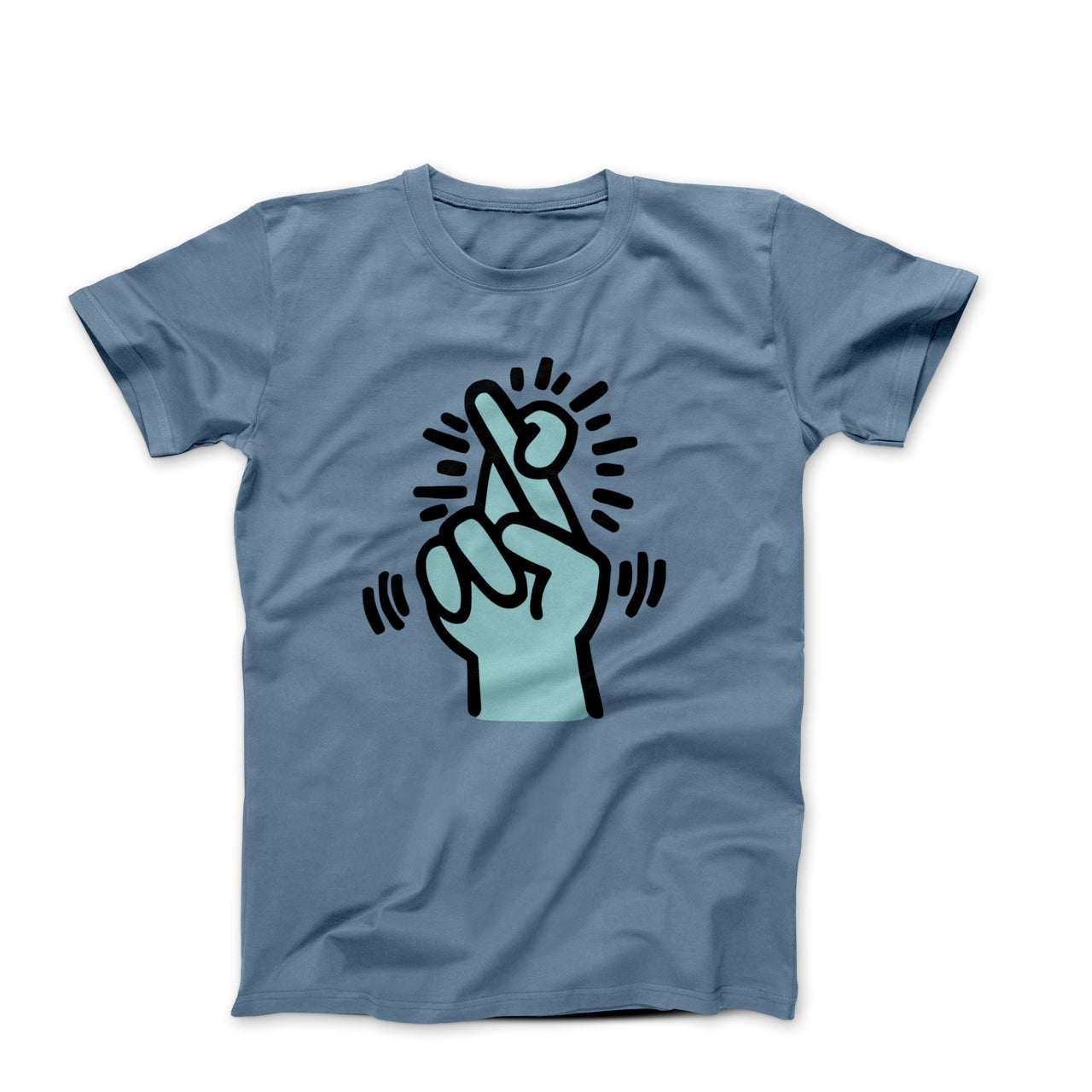 Crossed Fingers Pop Art T-shirt