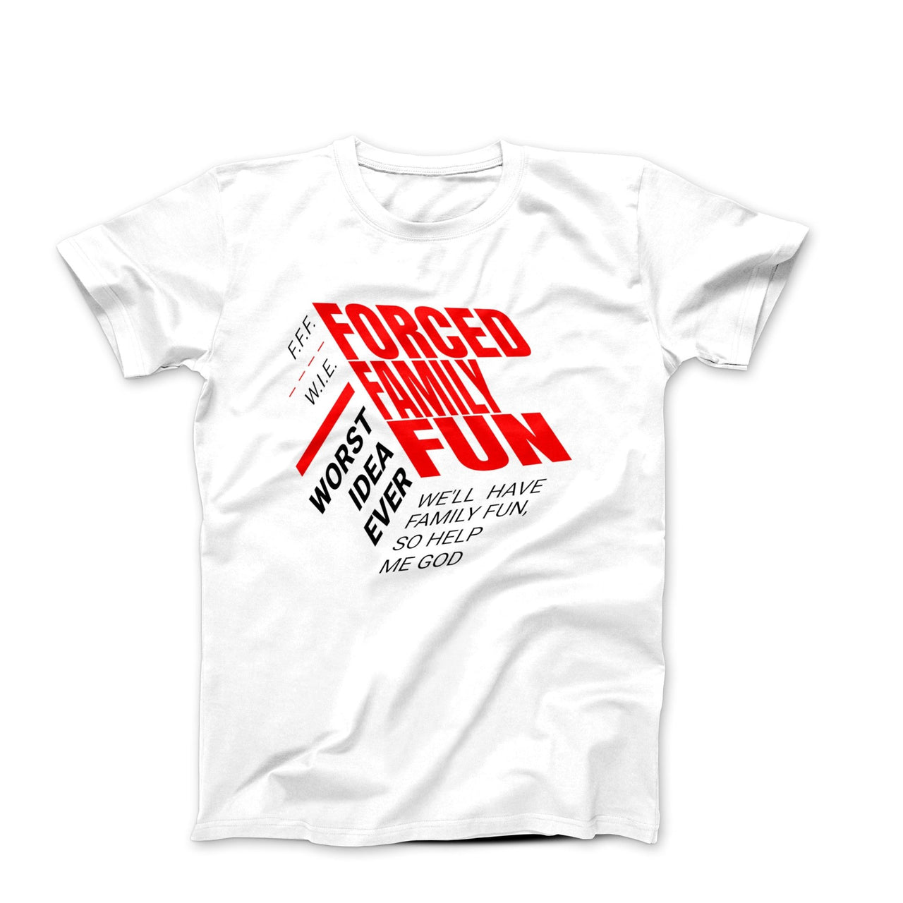 Forced Family Fun Graphic Cube T-shirt - Movies, TV & Others - Harvey Ltd