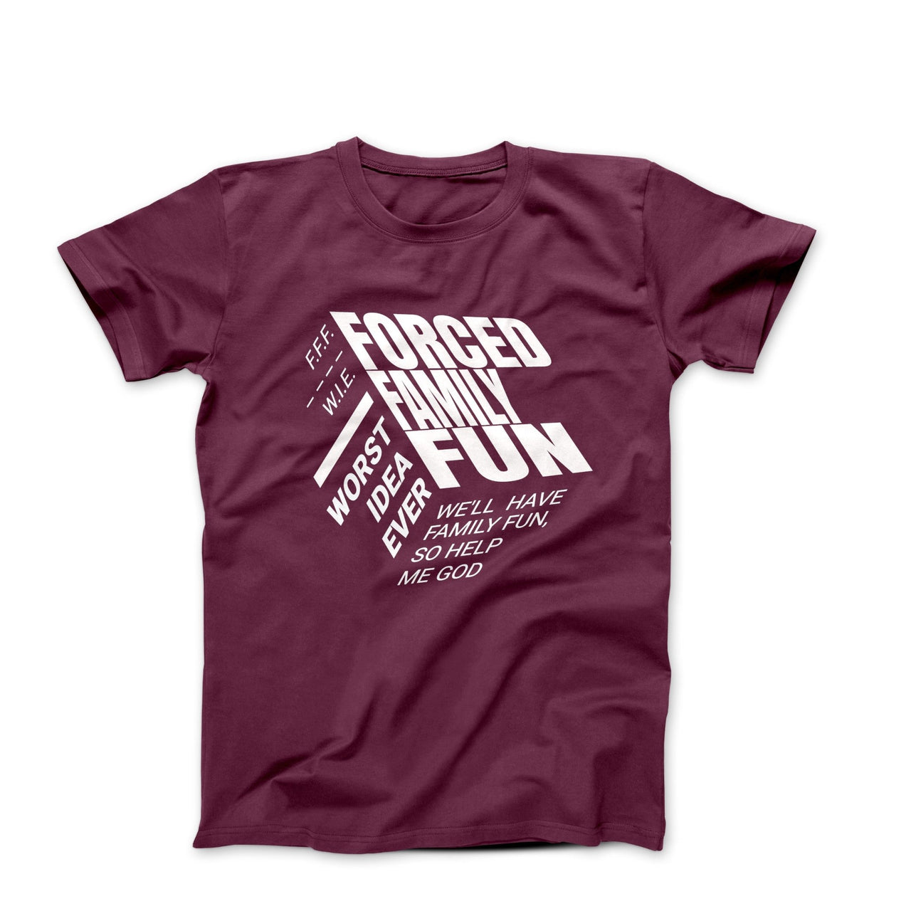 Forced Family Fun Graphic Cube T-shirt - Movies, TV & Others - Harvey Ltd