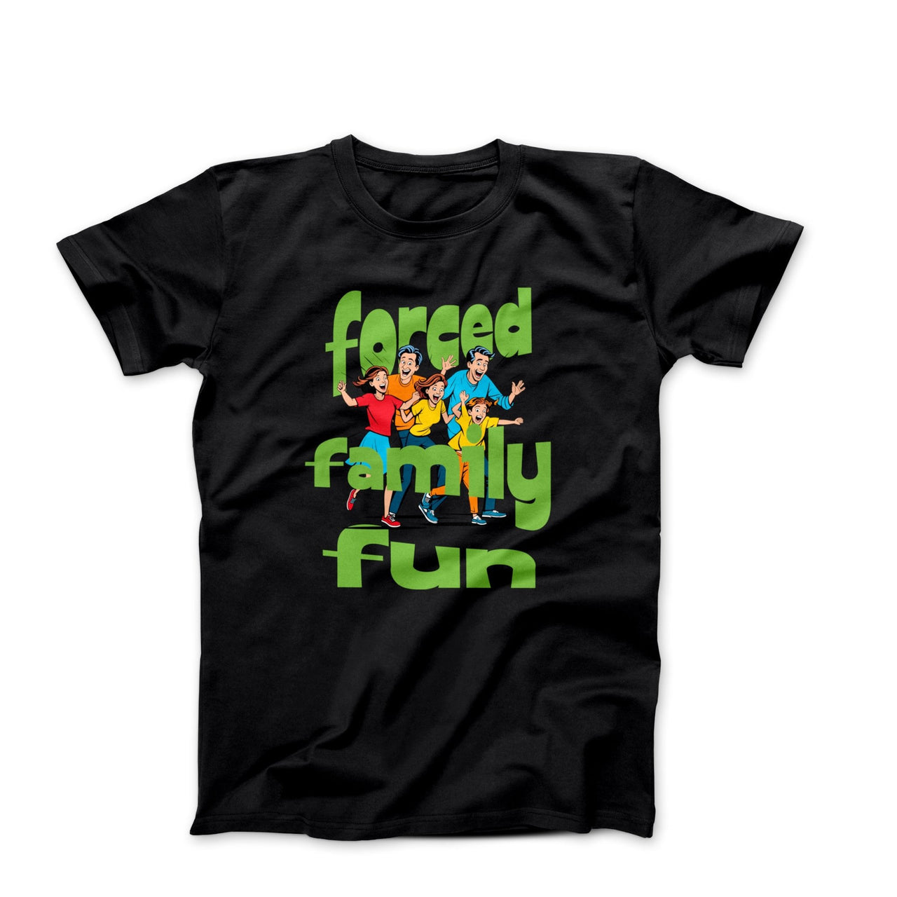 Forced Family Fun Illustration T-shirt - Movies, TV & Others - Harvey Ltd