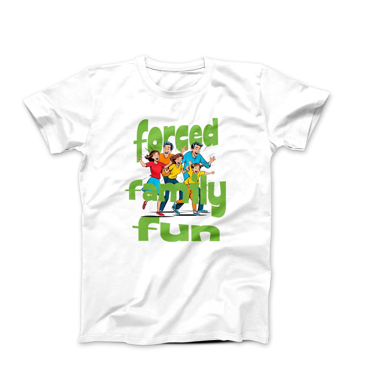 Forced Family Fun Illustration T-shirt - Movies, TV & Others - Harvey Ltd